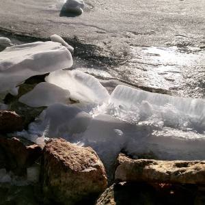 Ice on Lake Monona